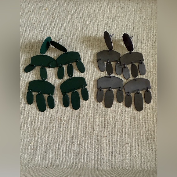 💛KENDRA SCOTT GREEN AND GUNMETAL EMMETT BUNDLE 💛 - Picture 1 of 3